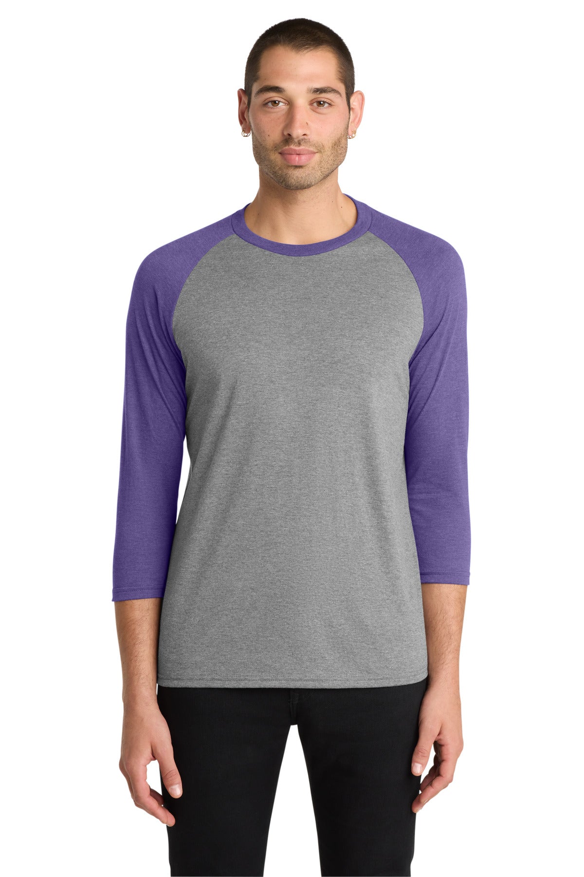 District ® Perfect Tri® 3/4-Sleeve Raglan DM136