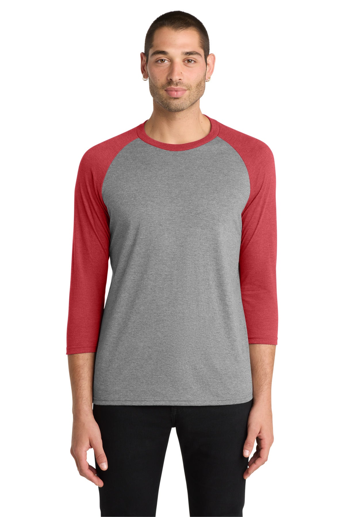 District ® Perfect Tri® 3/4-Sleeve Raglan DM136