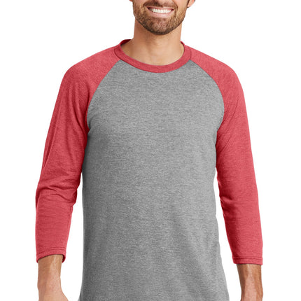 District  ® Perfect Tri ® 3/4-Sleeve Raglan. DM136