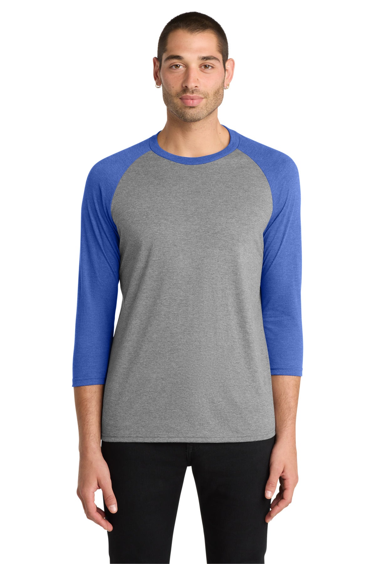 District ® Perfect Tri® 3/4-Sleeve Raglan DM136