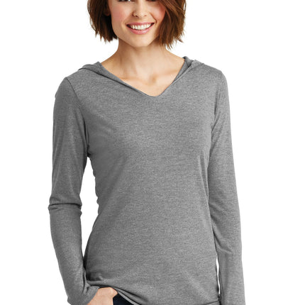 District ® Women's Perfect Tri ® Long Sleeve Hoodie. DM139L
