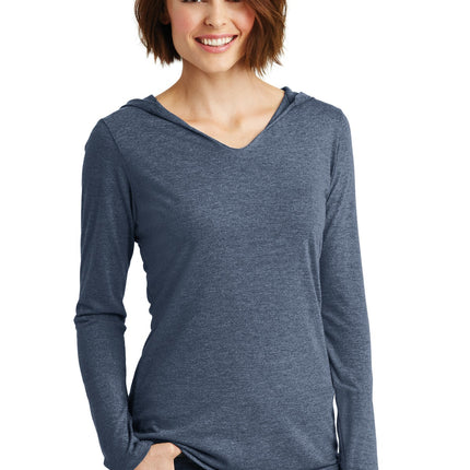 District ® Women's Perfect Tri ® Long Sleeve Hoodie. DM139L
