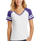White/ Heathered Purple / XS