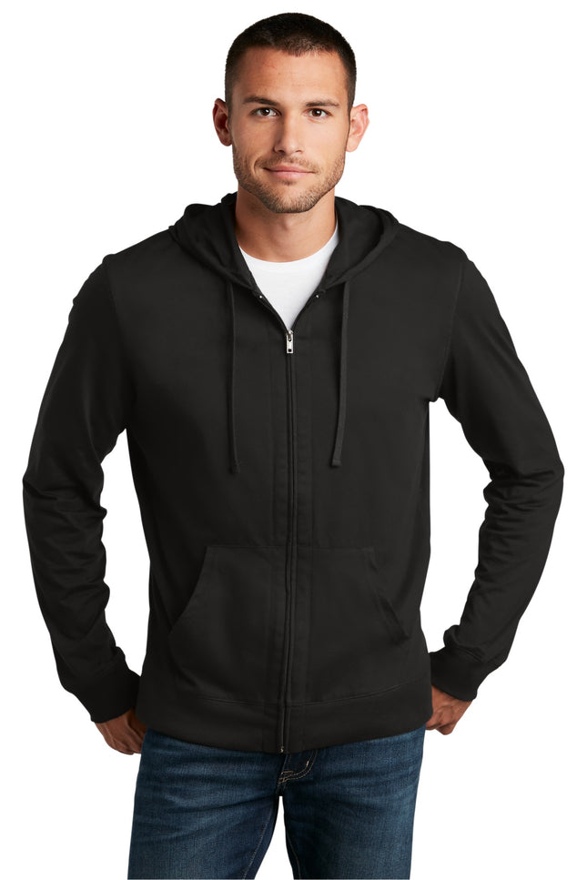 District ® Jersey Full-Zip Hoodie. DT1100
