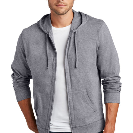 District ® Jersey Full-Zip Hoodie. DT1100