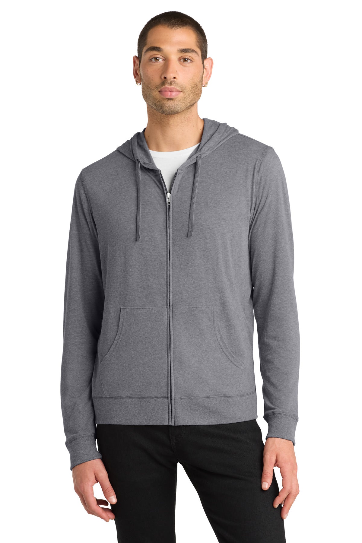 District® Jersey Full-Zip Hoodie DT1100