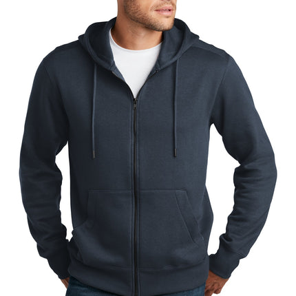 District  ® Perfect Weight  ® Fleece Full-Zip Hoodie DT1103