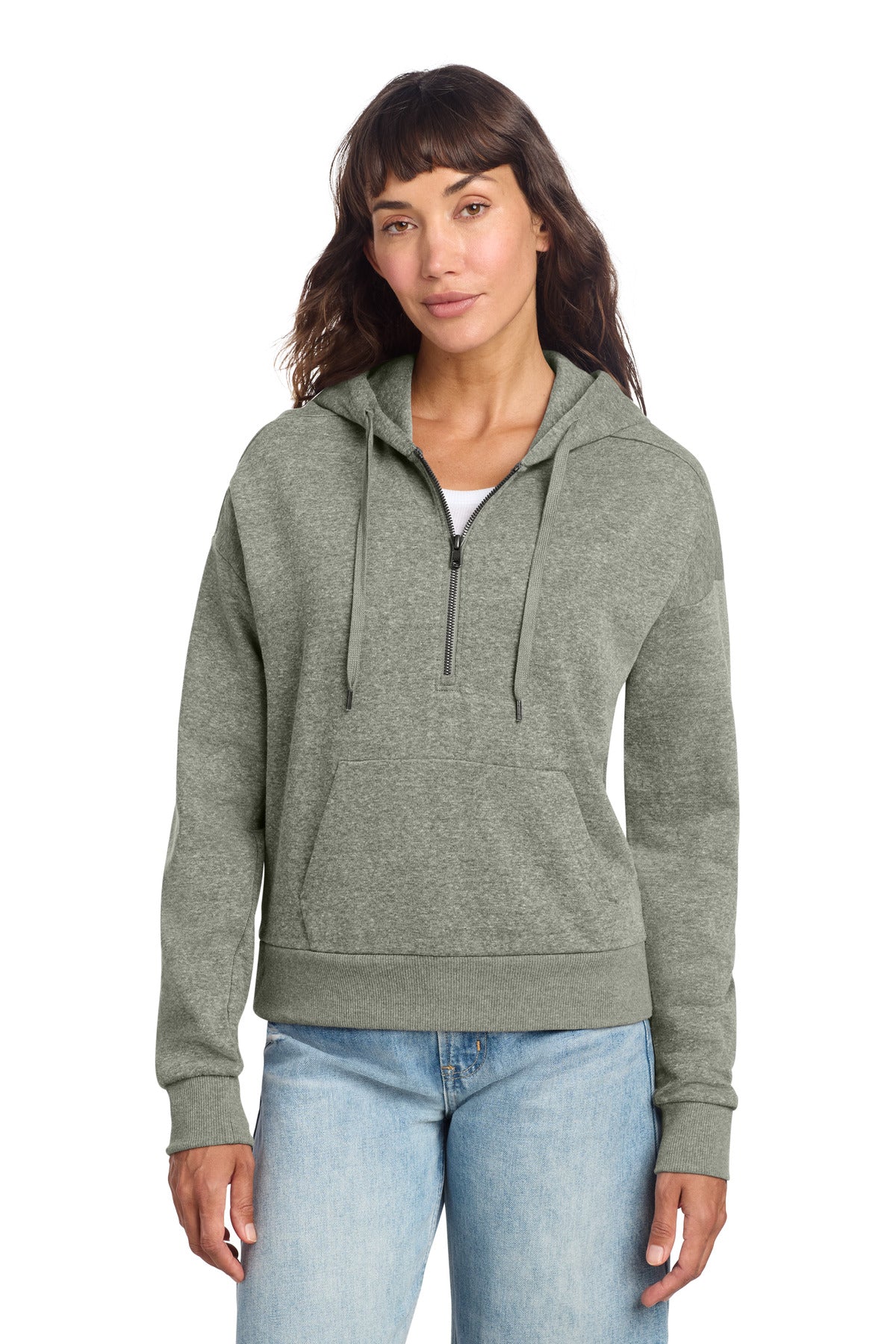 District® Women's Perfect Tri® Fleece 1/2-Zip Pullover DT1311
