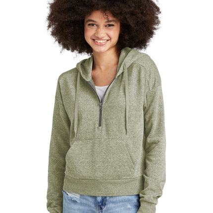 District ® Women's Perfect Tri ® Fleece 1/2-Zip Pullover DT1311