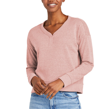 District ® Women's Perfect Tri ® Fleece V-Neck Sweatshirt DT1312