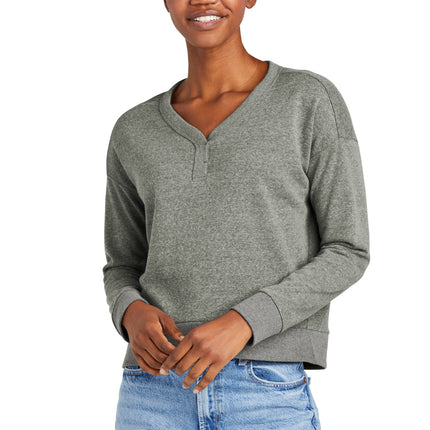 District ® Women's Perfect Tri ® Fleece V-Neck Sweatshirt DT1312