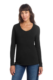 District® Women's Perfect Tri® Long Sleeve V-Neck Tee DT135