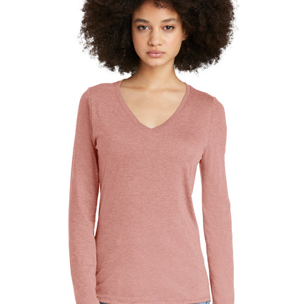 District ® Women's Perfect Tri ® Long Sleeve V-Neck Tee DT135