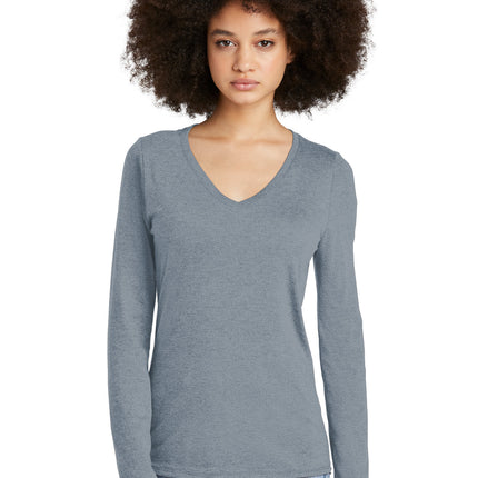 District ® Women's Perfect Tri ® Long Sleeve V-Neck Tee DT135