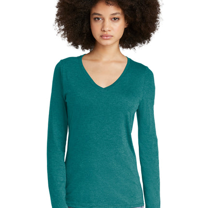 District ® Women's Perfect Tri ® Long Sleeve V-Neck Tee DT135