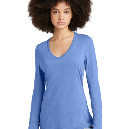 District ® Women's Perfect Tri ® Long Sleeve V-Neck Tee DT135