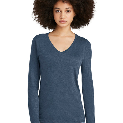 District ® Women's Perfect Tri ® Long Sleeve V-Neck Tee DT135