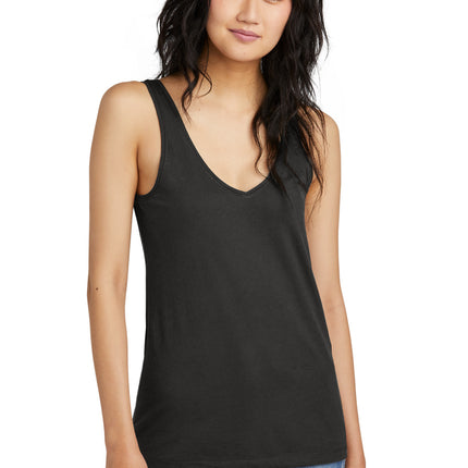 District ® Women's Perfect Blend ® CVC V-Neck Tank DT154