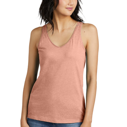 District ® Women's Perfect Blend ® CVC V-Neck Tank DT154