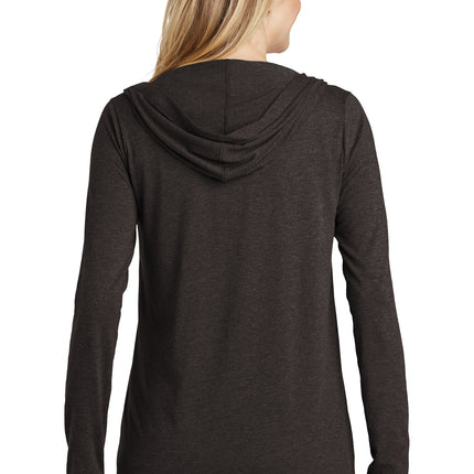District  ® Women's Lightweight Fleece Hoodie. DM493