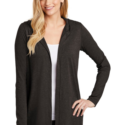 District  ® Women's Lightweight Fleece Hoodie. DM493
