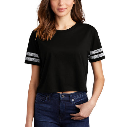 District  ® Women's Scorecard Crop Tee DT488
