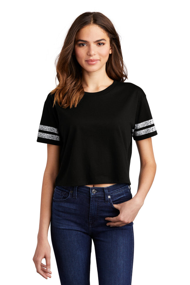 District  ® Women's Scorecard Crop Tee DT488