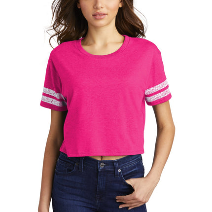 District  ® Women's Scorecard Crop Tee DT488