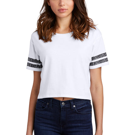 District  ® Women's Scorecard Crop Tee DT488