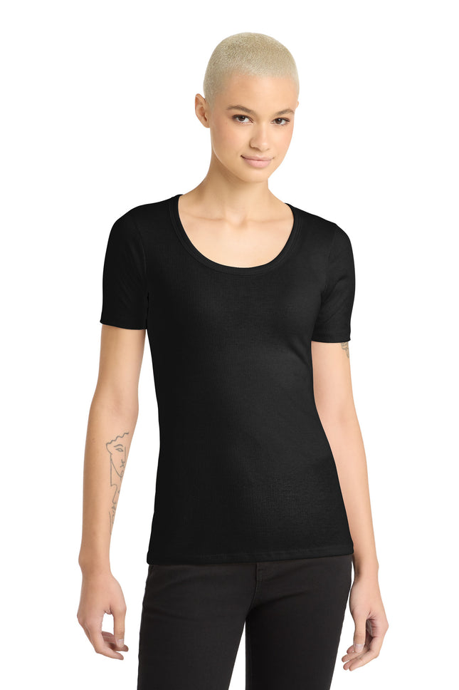 District® Women's VIT™Rib Scoop Neck Tee DT6020