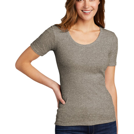 District ® Women's V.I.T.  Rib Scoop Neck Tee DT6020