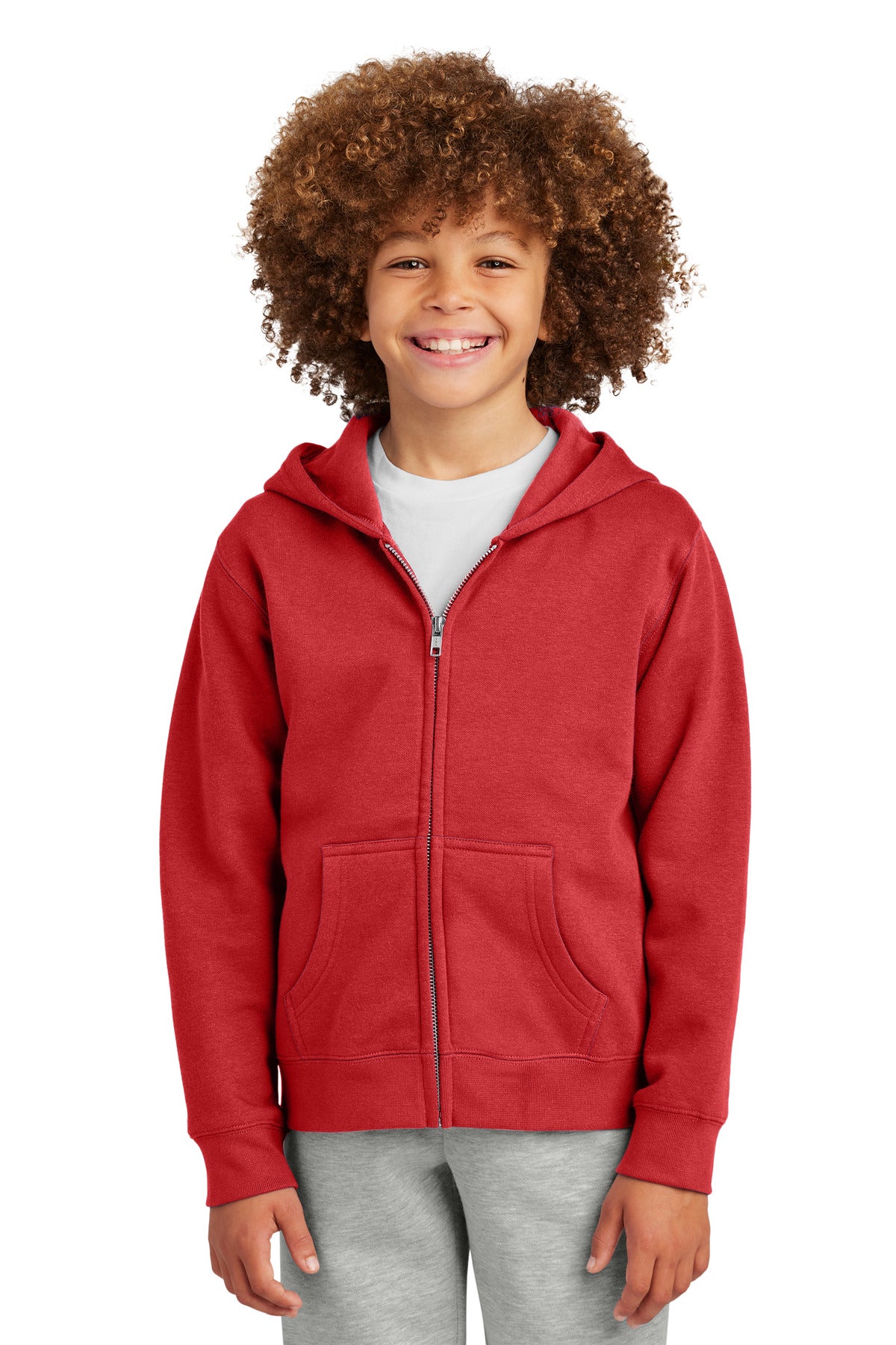 District® Youth VIT™ Fleece Full-Zip Hoodie DT6102Y