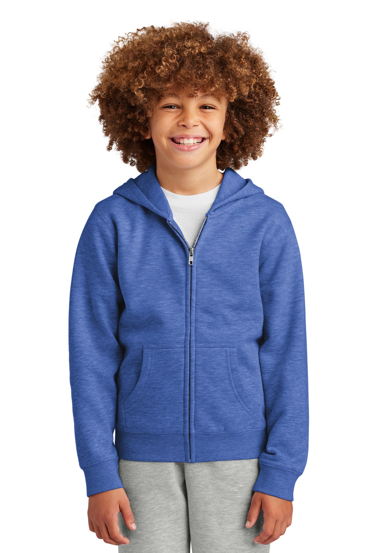 District® Youth VIT™ Fleece Full-Zip Hoodie DT6102Y