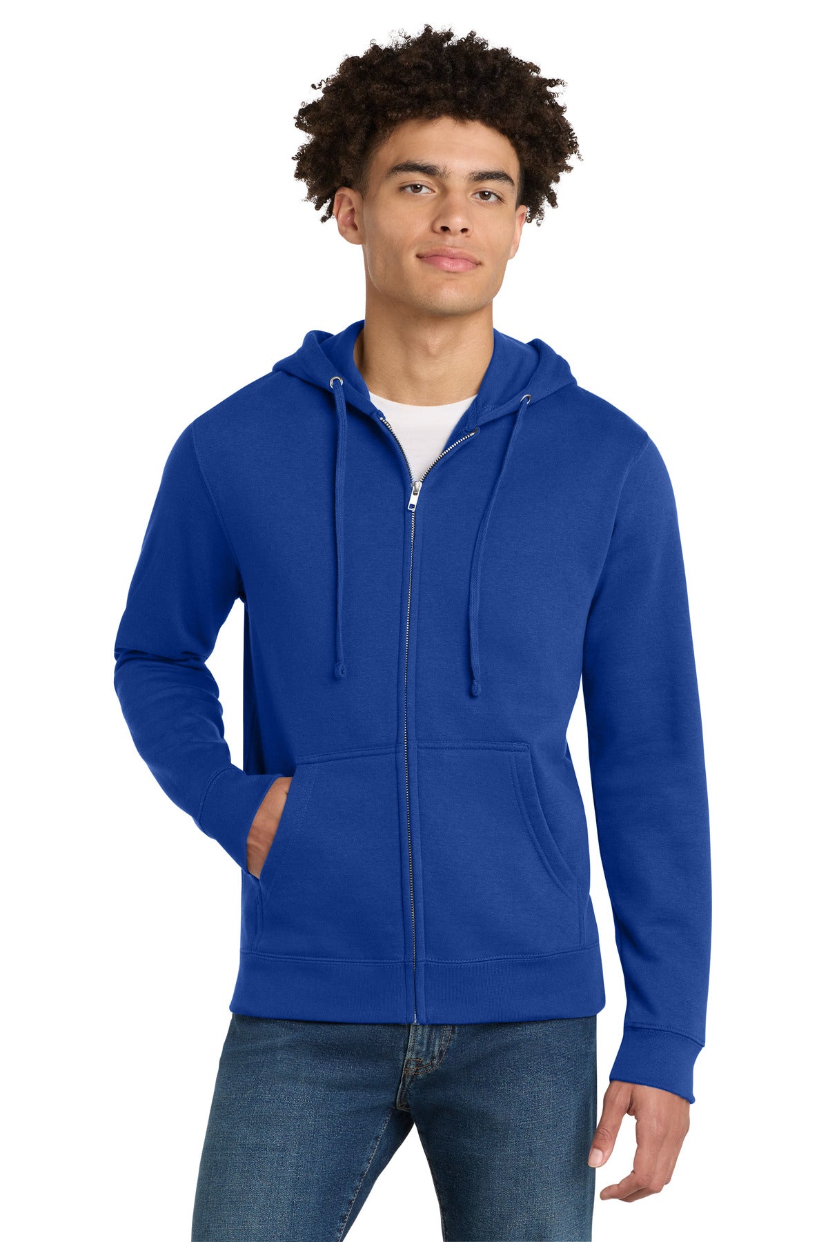 District® VIT™Fleece Full-Zip Hoodie DT6102