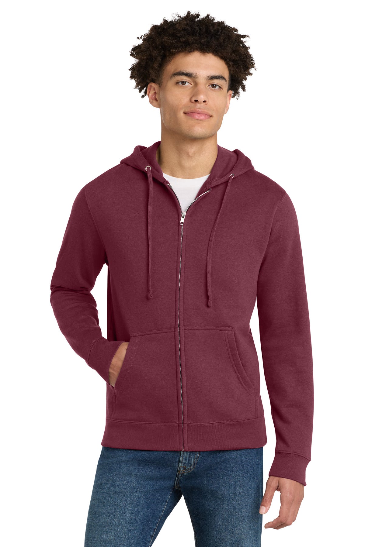 District® VIT™Fleece Full-Zip Hoodie DT6102