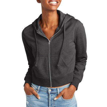 District ® Women's V.I.T.   Fleece Full-Zip Hoodie DT6103
