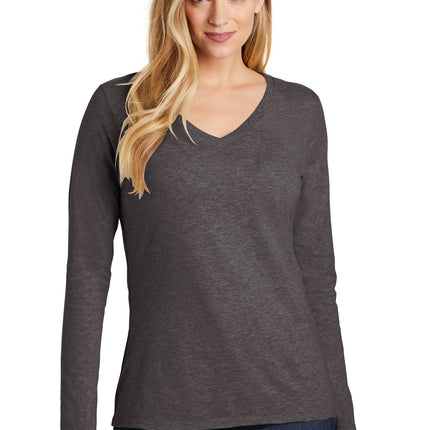 District  ® Women's Very Important Tee  ® Long Sleeve V-Neck. DT6201