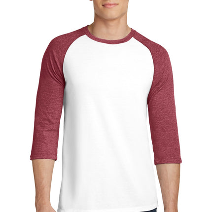 District ® Very Important Tee ® 3/4-Sleeve Raglan. DT6210