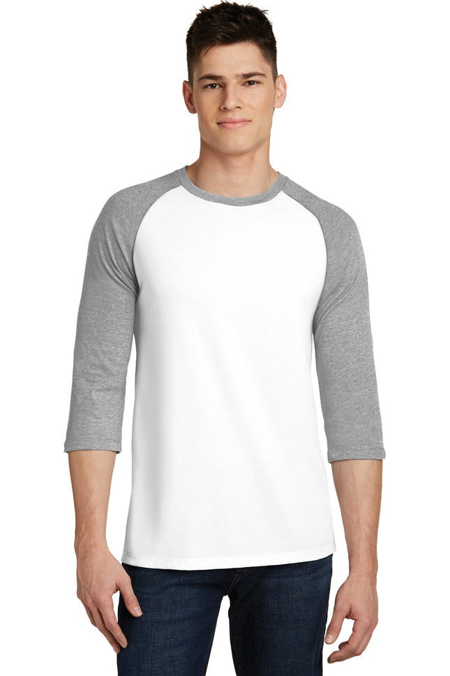 District ® Very Important Tee ® 3/4-Sleeve Raglan. DT6210