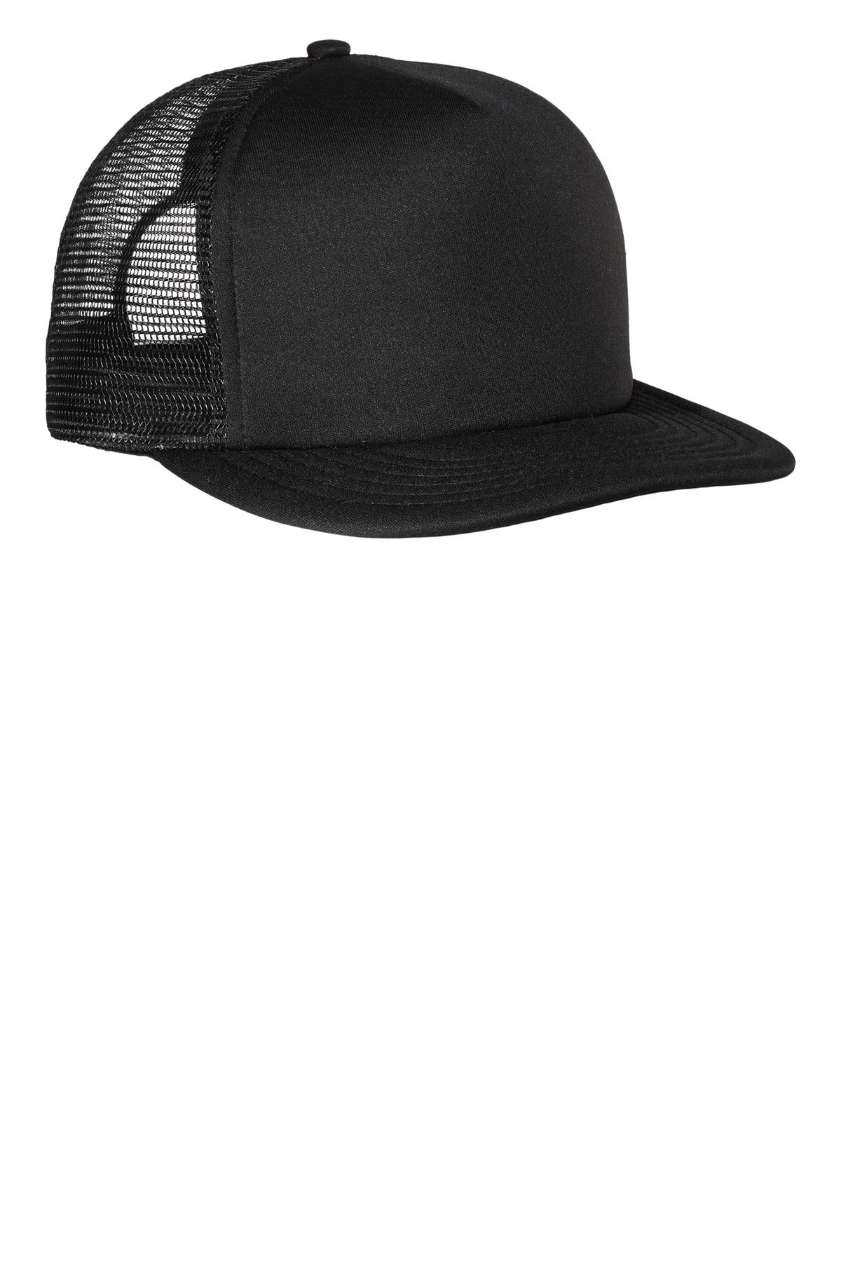 District® Flat Bill Snapback Trucker Cap DT624
