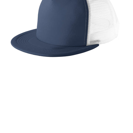 District ® Flat Bill Snapback Trucker Cap. DT624