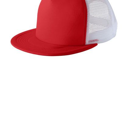 District ® Flat Bill Snapback Trucker Cap. DT624