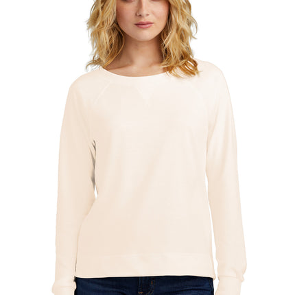 District ® Women's Featherweight French Terry   Long Sleeve Crewneck DT672