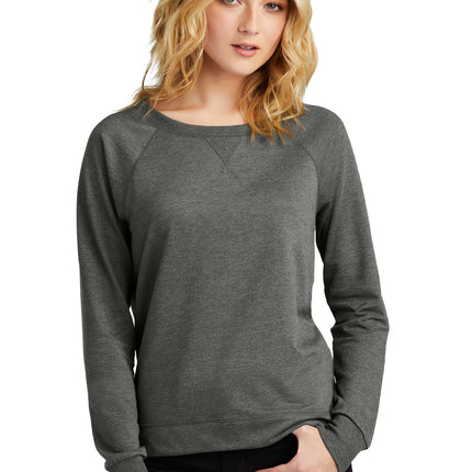 District ® Women's Featherweight French Terry   Long Sleeve Crewneck DT672