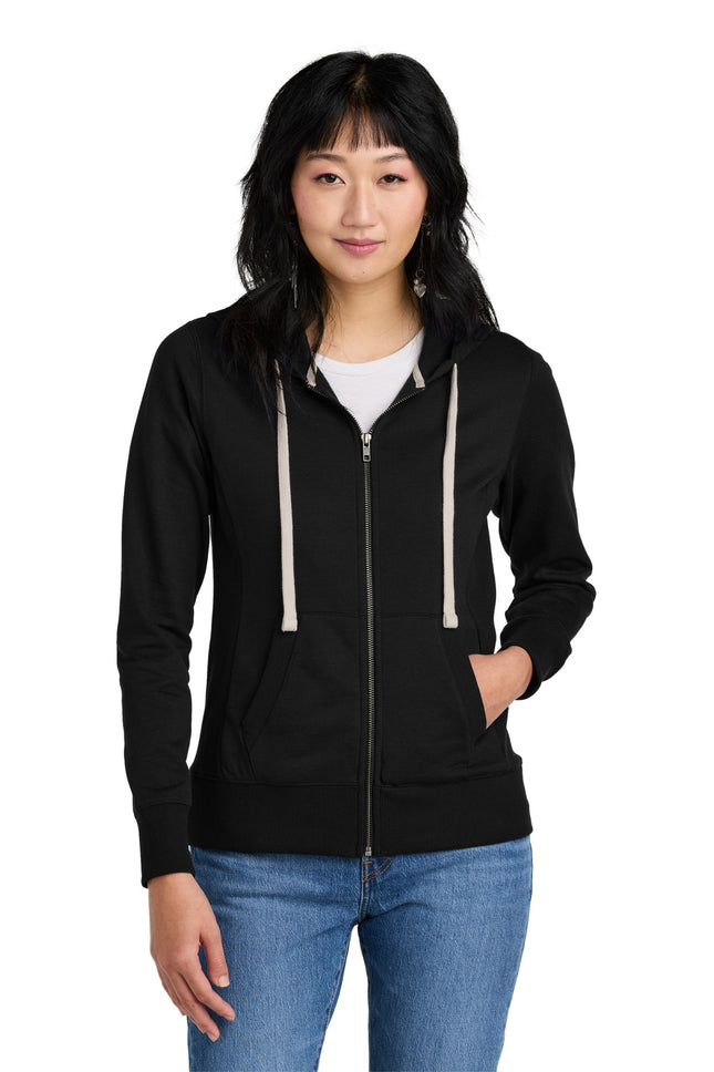 District ® Women's Re-Fleece  Full-Zip Hoodie DT8103