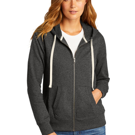 District ® Women's Re-Fleece  Full-Zip Hoodie DT8103