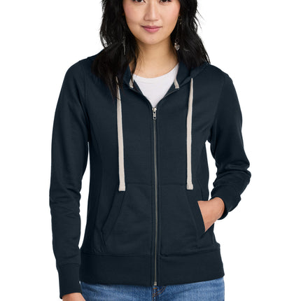 District ® Women's Re-Fleece  Full-Zip Hoodie DT8103