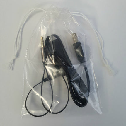 10 X 14, 2 Mil Clear Drawstring Bags / Case 1,000