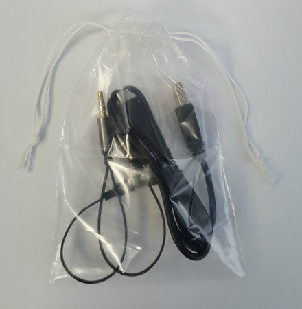 10 X 14, 2 Mil Clear Drawstring Bags / Case 1,000