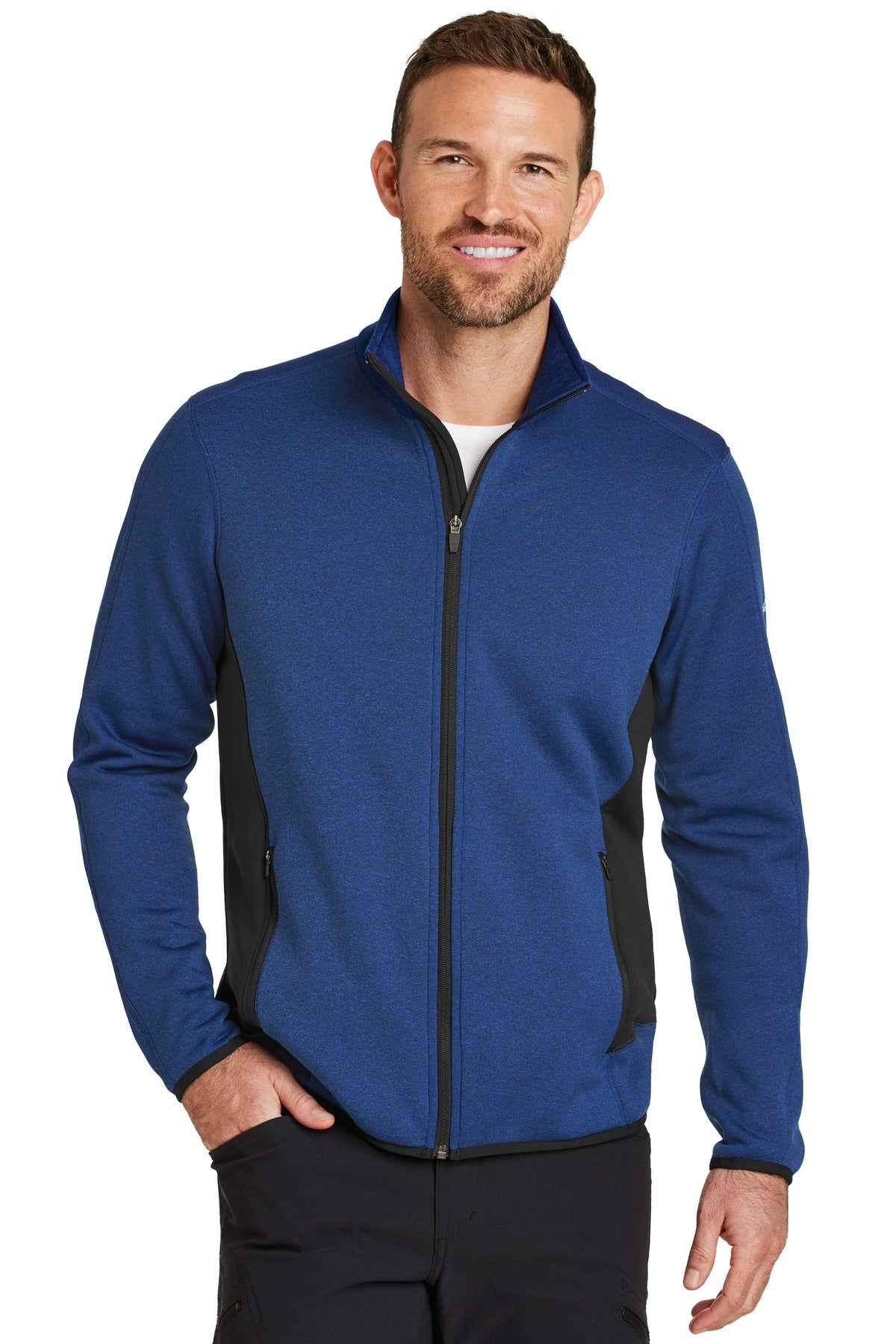 Eddie Bauer® Full-Zip Heather Stretch Fleece Jacket EB238